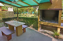 Asador de la cabaña de la Luna