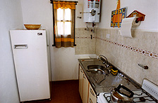 Cocina de cabañas de la Luna